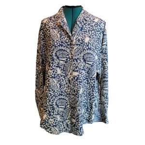 Vintage Calvin Klein Bergdorf Goodman Silk Button Down